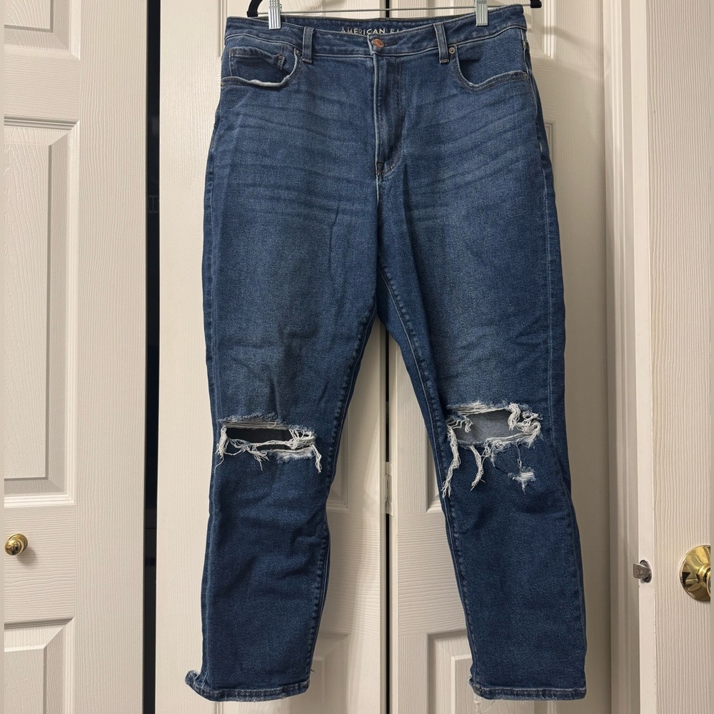 AE Stretch Mom Jeans